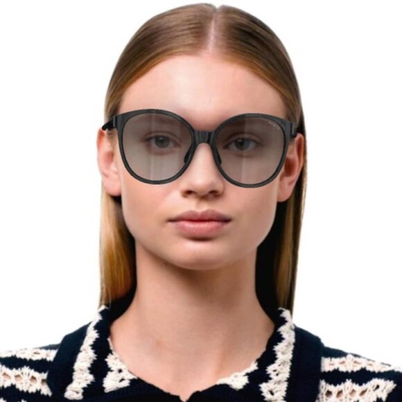 Vogue Women Sunglasses Black Grey Gradient Butterfly VO5509S W44/1156 BRAND NEW main image 5